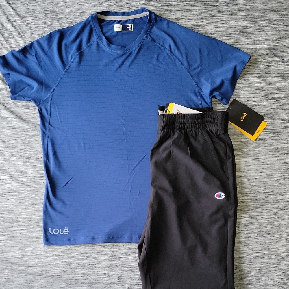 Lolë T-Shirt and Champion Pants Set